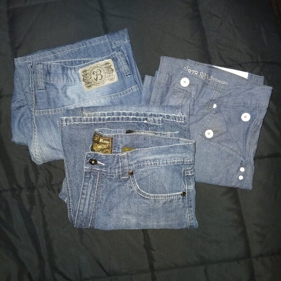 Men's Jeans Lot 34" - 36"   5 Pairs 👖 - Picture 1 of 13